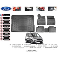 Kalite Oto Ford Courier 2022 Model 3D Bagaj Havuzu+4d Havuzlu Paspas Setii
