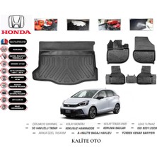 Kalite Oto Honda Jazz 2021 Model 3D Bagaj Havuzu+4d Havuzlu Paspas Setii