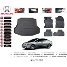 Kalite Oto Honda Civic Sedan 2010 Model 3D Bagaj Havuzu+4d Havuzlu Paspas Setii