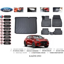 Kalite Oto Ford Puma 2022 Model 3D Bagaj Havuzu+4d Havuzlu Paspas Setii