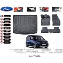 Kalite Oto Ford Tourneo Connect 2024 Model 3D Bagaj Havuzu+4d Havuzlu Paspas Setii