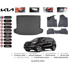 Kalite Oto Kia Sportage 2021 Model 3D Bagaj Havuzu+4d Havuzlu Paspas Setii