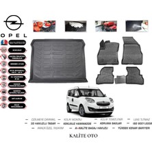 Kalite Oto Opel Combo 2013 Model 3D Bagaj Havuzu+4d Havuzlu Paspas Setii