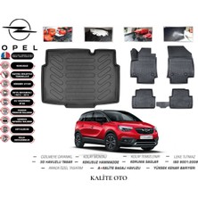 Kalite Oto Opel Crossland 2024 Model 3D Bagaj Havuzu+4d Havuzlu Paspas Setii