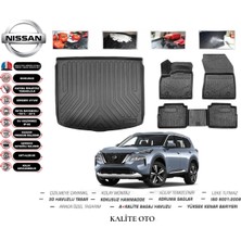 Kalite Oto Nissan X-Trail E-Power 5 Koltuk 2023 Model Bagaj Havuzu+4d Havuzlu Paspas Setii