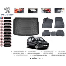 Kalite Oto Peugeot Bipper 2010 Model 3D Bagaj Havuzu+4d Havuzlu Paspas Setii