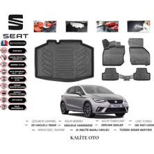 Kalite Oto Seat Ibiza 2023 Model 3D Bagaj Havuzu+4d Havuzlu Paspas Setii