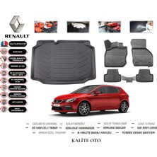 Kalite Oto Seat Leon 2018 Model 3D Bagaj Havuzu+4d Havuzlu Paspas Setii