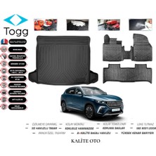 Kalite Oto Togg T10X 2023 Model 3D Bagaj Havuzu+4d Havuzlu Paspas Setii