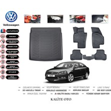 Kalite Oto Volkswagen Passat B7 2014 Model 3D Bagaj Havuzu+4d Havuzlu Paspas Setii