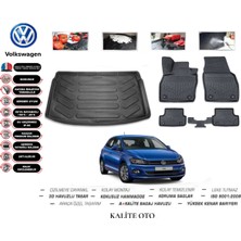 Kalite Oto Volkswagen Polo 2018 Model Bagaj Havuzu+4d Havuzlu Paspas Setii