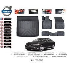 Kalite Oto Volvo S90 2023 Model 3D Bagaj Havuzu+4d Havuzlu Paspas Setii