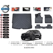 Kalite Oto Volvo XC60 2019 Model 3D Bagaj Havuzu+4d Havuzlu Paspas Setii