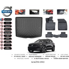Kalite Oto Volvo XC40 2021 Model 3D Bagaj Havuzu+4d Havuzlu Paspas Setii