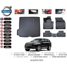 Kalite Oto Volvo XC90 2019 Model 3D Bagaj Havuzu+4d Havuzlu Paspas Setii
