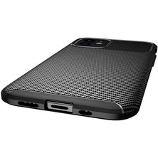 Cupcase iPhone 12 Mini Uyumlu Zore Negro Silikon Kapak-Kahverengi