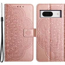 Xshop Google Pixel 8 Pu Deri Folyo Standı Görünüm Kapağı (Yurt Dışından)