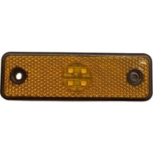 Tas 24V Yan Sinyal Lambası Dorse Side Marker (4 Ledli) (Turuncu) (98*32 Mm)