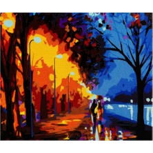 St. Petersburg Sonnet Desenli Pres Tuval 30X40 cm Autumn Walk 141753