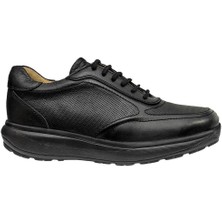 Dr.Comfort 10710 Ortopedik&Therapeutic Rocker Bottom Erkek Deri Ayk. Siyah