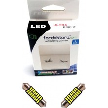 Fardoktoru 36MM Beyaz 16 Smd Sofit Oto LED Ampulü