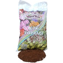 Tropıkal Torf Bitki Toprağı 5 Lt.+ 500 Ml. Sıvı Bitki Besini