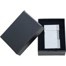 İşte Bu Lüks Dupont Tasarımlı Metal Gazlı Çakmak Silver