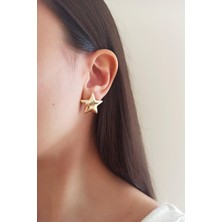 By Zeyna Aksesuar Kadın Özel Tasarım Kalp Model Küpe ZYNA001