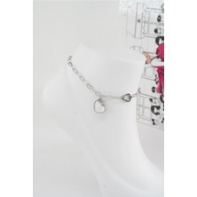 By Zeyna Aksesuar Kadın 316 L Kararmaz Anti Alerjenik Çelik Halhal ZY0004