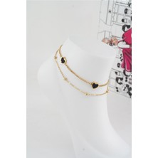 By Zeyna Aksesuar Kadın 316 L Kararmaz Anti Alerjenik Çelik Halhal ZY0009