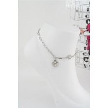 By Zeyna Aksesuar Kadın 316 L Kararmaz Anti Alerjenik Çelik Halhal ZY00012