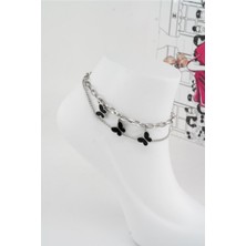 By Zeyna Aksesuar Kadın 316 L Kararmaz Anti Alerjenik Çelik Halhal ZY00018