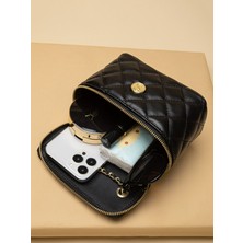 Deardan Lüks Elmas Zincir Crossbody Çanta Kadınlar Için Moda Markaları Omuzdan Askili Çanta Ayarlanabilir Askı Fermuarlı Kutu Çanta Kozmetik Çantası (Yurt Dışından)