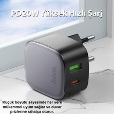 Coofbe Hc Seri Tüm Cihazlara Uyumlu Akım Korumalı Usba+Type-C PD20W Şarj Adaptörü PD20W Şarj Başlığı