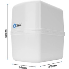 Mil Mil Su Arıtma Cihazı 13 Aşamalı Multimineral Ve Detoks Filtreli 8 Lt Çelik Tanklı (DNP13-M-S)