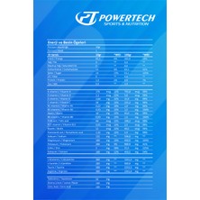 Powertech Nutrition Isotech Pre Isotonic Sports Drink + L Carnitine 20x10 gr Limon Aromalı