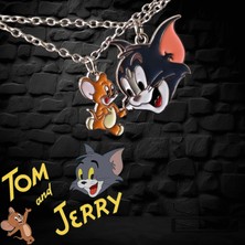 Shopiolog Tom ve Jerry 2'li Arkadaşlık, Dostluk, Sevgili, Çift Kolyesi Best Friends Kolye