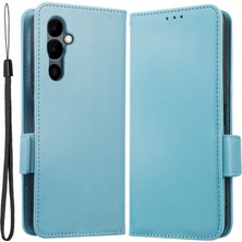 Hello-U Tecno Pova Neo 2 Litchi Doku Cüzdan Pu Deri Darbeye Dayanıklı Flip Telefon Kılıfı ile Askı (Yurt Dışından)