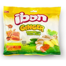 Elvan Ibon Ginger Zencefilli Şeker 300 Gr. (1 Paket)