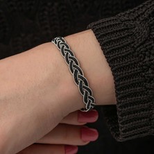 Usho Jewelry Gümüş Kazaziye Örgü Bileklik