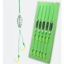 Megsaydin 5 Li Paket Yaylı Avcı Hazır Sazan Takımı- Fosforlu