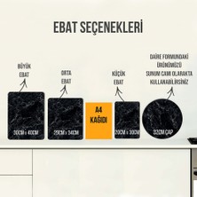 Decorita 3'lü Takım Düz Renk - Beyaz | Cam Kesme Tahtası - Cam Kesme Tablası