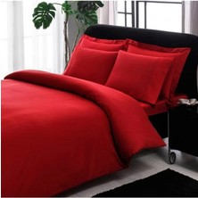 Taç Çift Kişilik Premium Basic Stripe Saten Nevresim Takımı