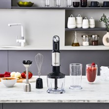 Karaca Inox Quick Mix Hız Ayarlı 1300W El Blender Set - 9635B