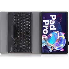 ZHKJ Shop Bluetooth Klavye Kılıfı AM18-B Lenovo Xiaoxin Pad Pro 2022 11.2 Inç Pembe (Yurt Dışından)