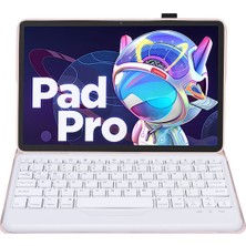 ZHKJ Shop Bluetooth Klavye Kılıfı AM18-B Lenovo Xiaoxin Pad Pro 2022 11.2 Inç Pembe (Yurt Dışından)