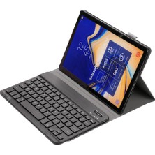 ZHKJ Shop ST830S Bluetooth Klavye Pu Kılıf Galaxy Tab S4 10.5 Inç T830 Siyah (Yurt Dışından)