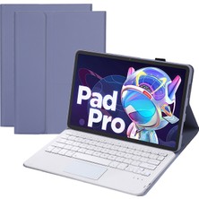 ZHKJ Shop Lenovo Xiaoxin Pad 2022 10.6 Inç/tab M10 Plus 10.6 3rd Gen 2022 Mor Için Dokunmatik Bluetooth Klavye (Yurt Dışından)