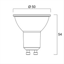 Ldn LED 7W GU10 LED Ampul GU10 Ldn7 10'lu Paket