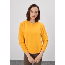 Tubia Kadın Kayısı Renk Basic Sweatshirt